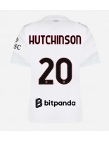 AC Milan Omari Hutchinson #20 Venkovní Dres pro Dámské 2026-27 Krátký Rukáv